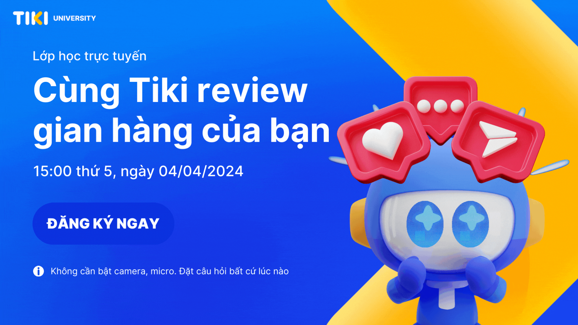 Cùng Tiki review gian hàng của bạn